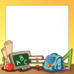 School Frame Clip Art - Royalty Free - GoGraph