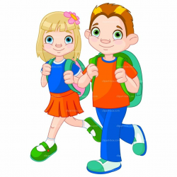 Student going to school clipart 3 » Clipart Portal