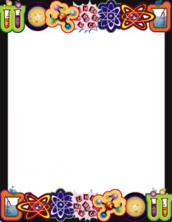 Young scientists will enjoy this printable border of chemistry and ...
