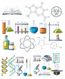 Chemistry Clip Art... This one is awesome! | watercolor | Science ...