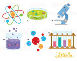 Science kawaii clipart - Scientist clipart - 16035 | خلفيات ...