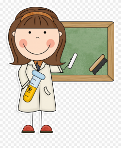 Free Clipart For Teachers Pinterest - Science Teacher - Png Download ...