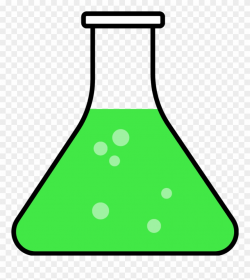 Science Flask Clipart - Transparent Background Beaker Clipart - Png ...