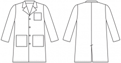 Science Lab Coat Clipart - Clip Art Library