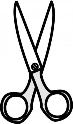 Black And White Scissors Clipart