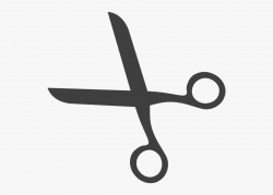 Scissors Clipart Black And White , Transparent Cartoon, Free ...