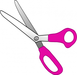 Pink Scissors Clipart - Clip Art Library