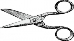 Scissors clip art | Scissors drawing, Vintage scissors ...