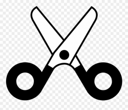 Scissor Clipart Clip Art - Black And White Scissors - Png ...