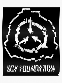 Scp Foundation Symbol- Cracked Poster - Broken Scp ...