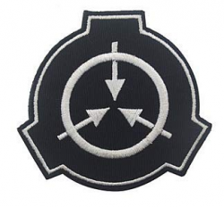 SCP Foundation Special Containment Procedures Foundation Logo Military Hook  Loop Tactics Morale Embroidered Patch (color1)