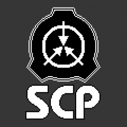 Been working on my pixel art, made the SCP logo! : SCP