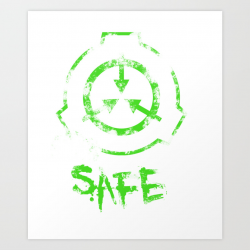 SCP foundation: Safe Art Print