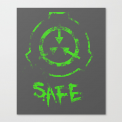 SCP foundation: Safe Canvas Print