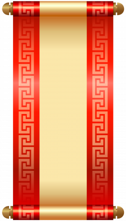 Chinese Scroll PNG Clip Art - Best WEB Clipart
