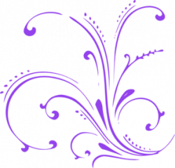 Purple Butterfly Scroll Clip Art | clip art | Clip art, Purple ...