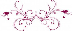 Purple Butterfly Scroll Clip Art at Clker.com - vector clip art ...