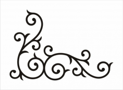 Corner Scroll Design Clipart Free Clip Art Images | Sketch | Scroll ...