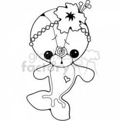 Baby Harp Seal clipart. Royalty-free clipart # 387219
