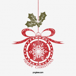 Christmas Cute Snowflake Bell Seal, Vintage, Christmas ...