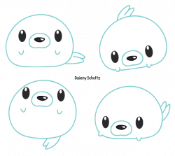 Chibi Seal by Daieny on DeviantArt in 2019 | Cute drawings ...