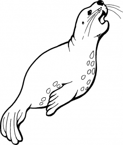 Free Seal Clip Art Black And White, Download Free Clip Art ...