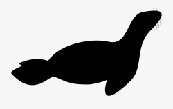 Leopard Seal Silhouette #290108 - Free Cliparts on ClipartWiki
