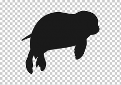 Pinniped Silhouette Harp seal , nature sea animals seals PNG ...