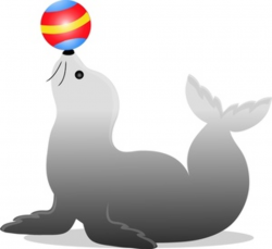 Free Free Trained Seal Clip Art Image 0515-1006-2505-3919 ...