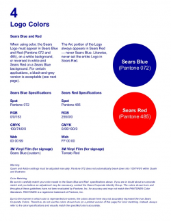 Sears corporate identity