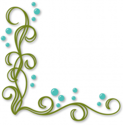 View Design: seaweed flourish corner | Silhouette online ...