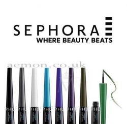 Sephora Eyeliner High precision &Colorful24HR waterproof:  black,blue,silver,pink