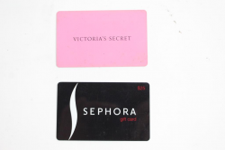 Victoria\'s Secret And Sephora Gift Cards, $51.94, 2 Pieces ...