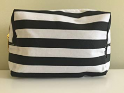 Amazon.com : Sephora Black and White Stripe Nylon Cosmetic ...