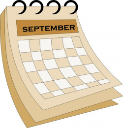 Calendar september clipart kid 2 - ClipartBarn