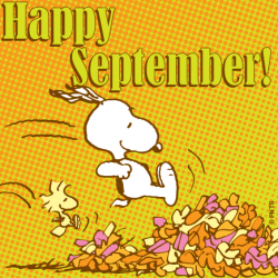 Happy September! | Snoopy !! | Happy september, Snoopy, Snoopy ...