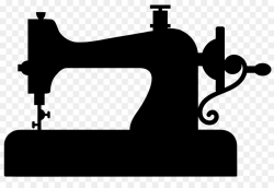 Download for free 10 PNG Sewing machine clipart silhouette ...