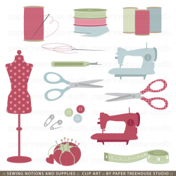 Clip Art Set - Sewing Notions | Clipart Panda - Free Clipart ...