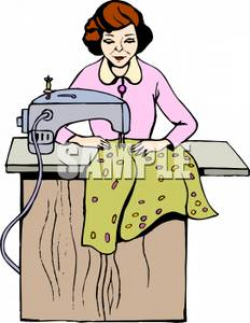 Tailor with sewing machine clipart 3 » Clipart Station
