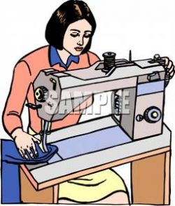 Tailor with sewing machine clipart 8 » Clipart Station