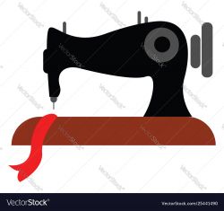 Clipart sewing machine or color