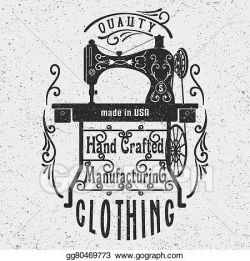 Vector Clipart - Hand drawn typography poster with vintage ...
