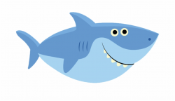 Baby Shark Clipart Song - Baby Shark Daddy Shark Free PNG Images ...