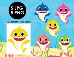 Baby shark clipart 2 » Clipart Station