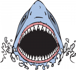 Clip Art Shark Jaws Clipart - Clip Art Library