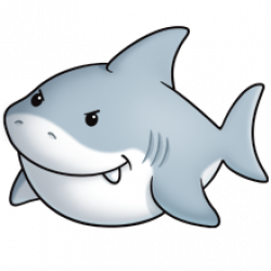 great white | fluff favourites | Cute shark, Cute drawings, Shark ...