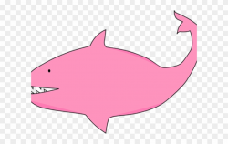 Pink Clipart Shark - Clip Art - Png Download (#1965322) - PinClipart