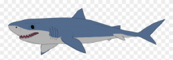 Great White Shark Clipart Mako Shark - Great White Shark Clip Art ...