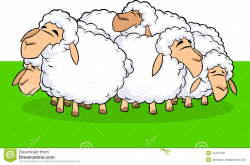 Flock of sheep clipart 4 » Clipart Station