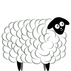 Fluffy sheep | Public domain vectors